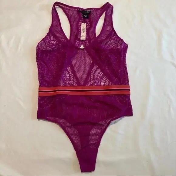 Victoria Secret Purple Bodysuit - Picture 2 of 5